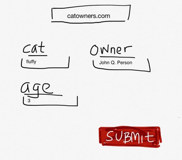 Some submits a form on catowners.com!